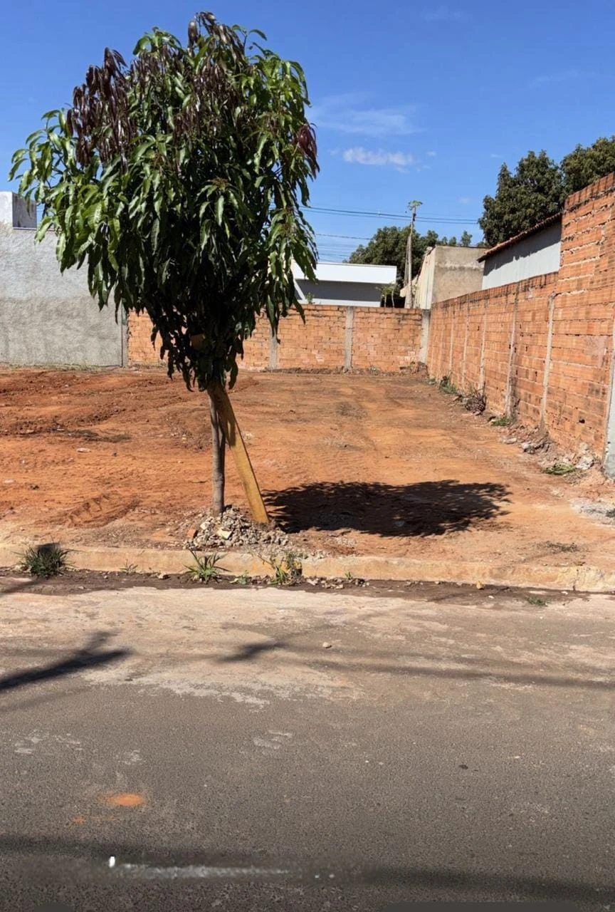Lote murado na lateral e fundo